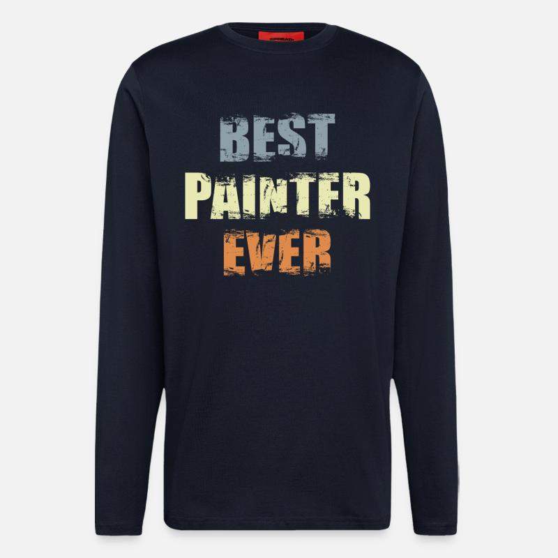 Bester Maler Lackierer - Langarmshirt - made by SPREAD  - DARK NAVY