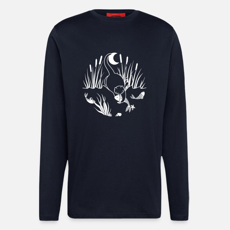 Midnight Catch - Longsleeve - made by SPREAD - DARK NAVY