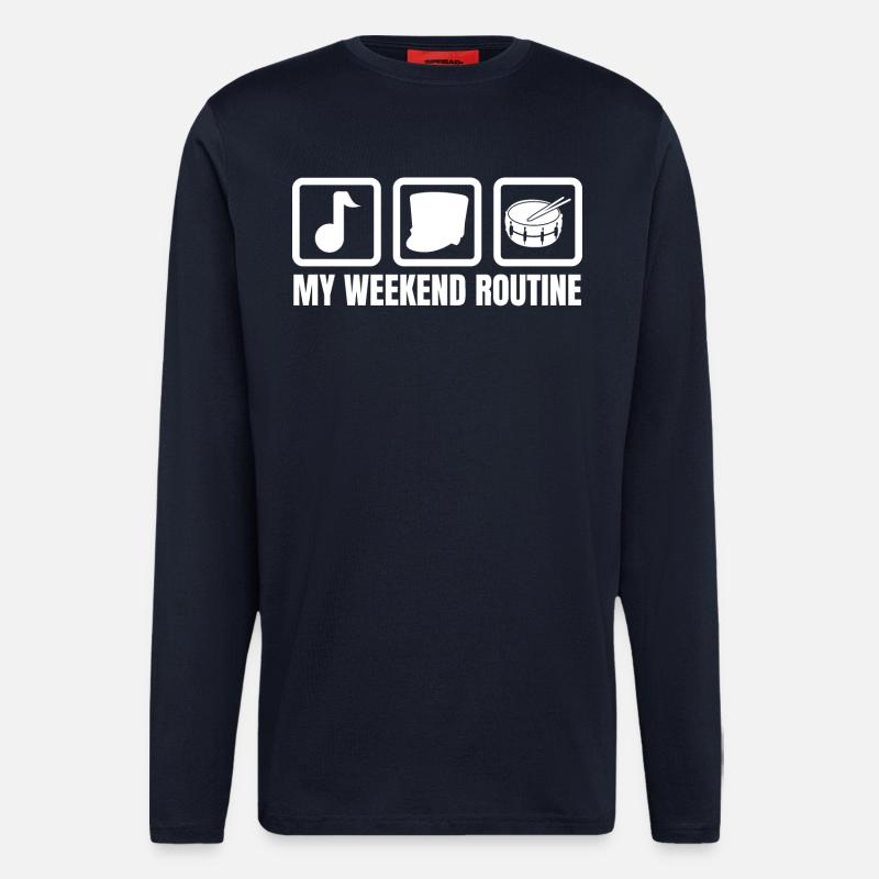 Drummer's Weekend - Longsleeve - made by SPREAD  - DARK NAVY
