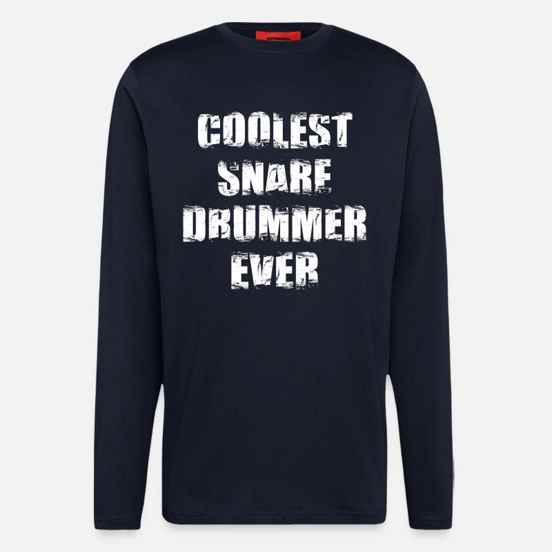 The coolest drummer ever - Longsleeve - made by SPREAD  - DARK NAVY