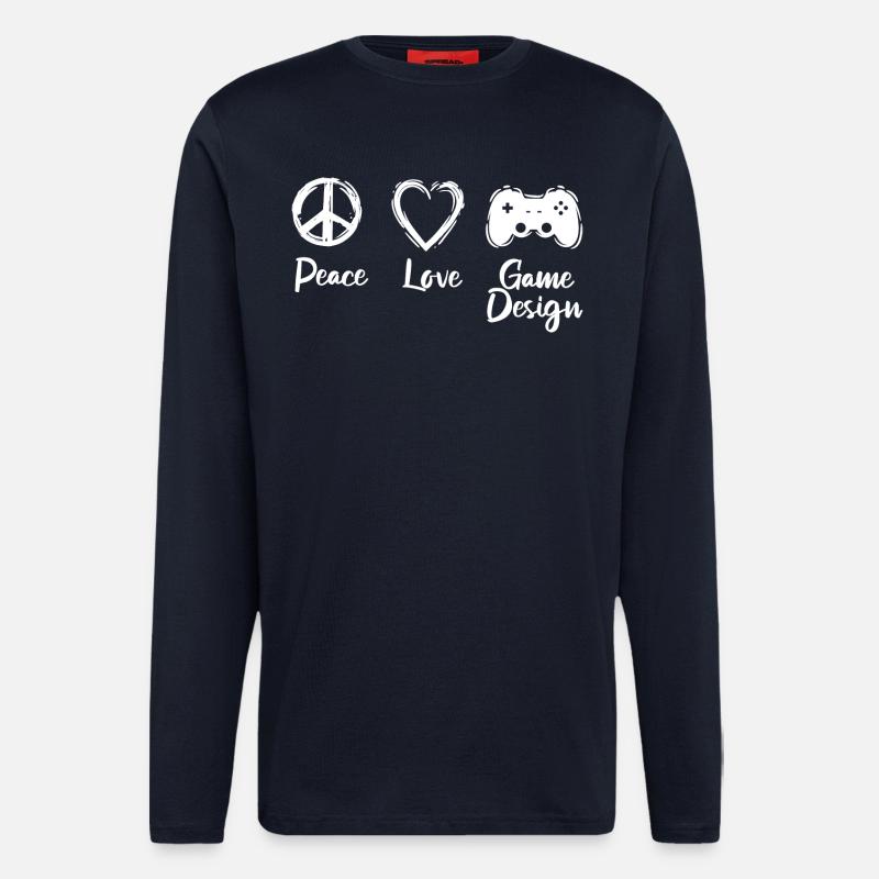 Game Development Motivation - Longsleeve - made by SPREAD  - DARK NAVY