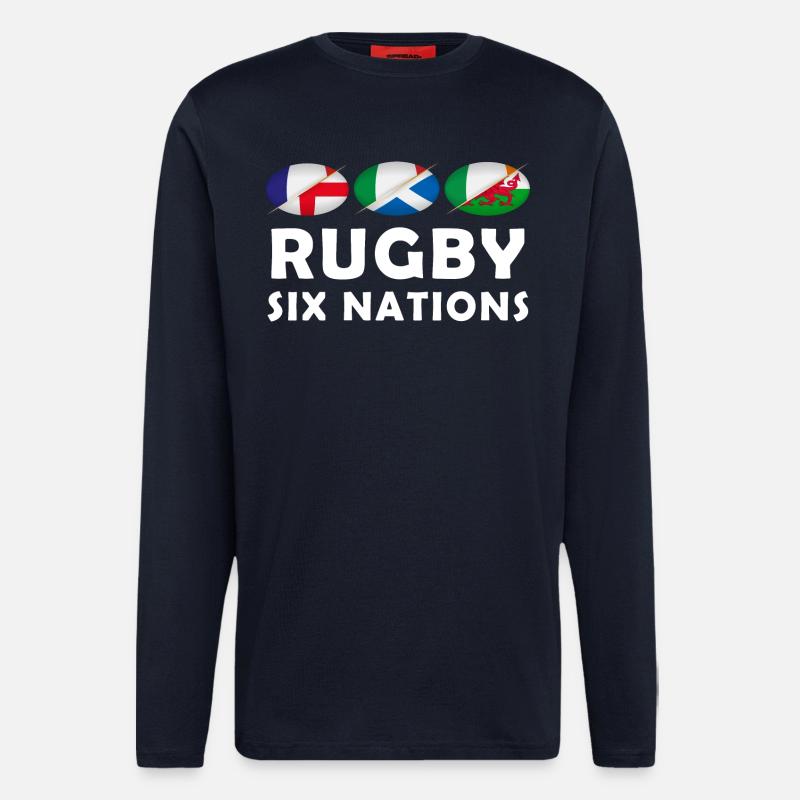RUGBY SIX NATIONS - Langarmshirt - made by SPREAD  - DARK NAVY