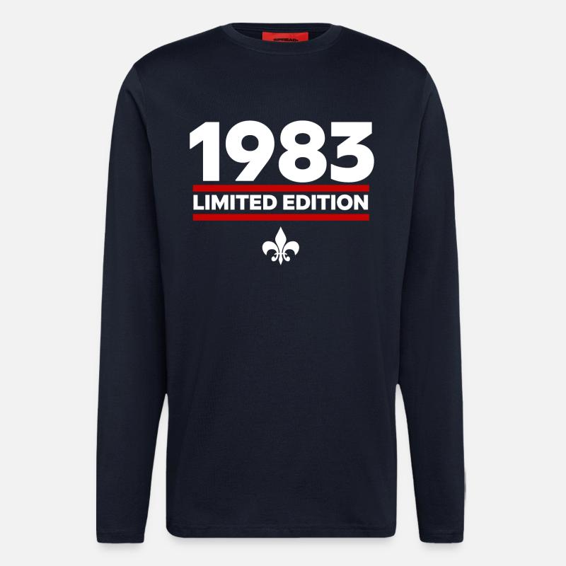 1983 Limited Edition - Langarmshirt - made by SPREAD  - DARK NAVY
