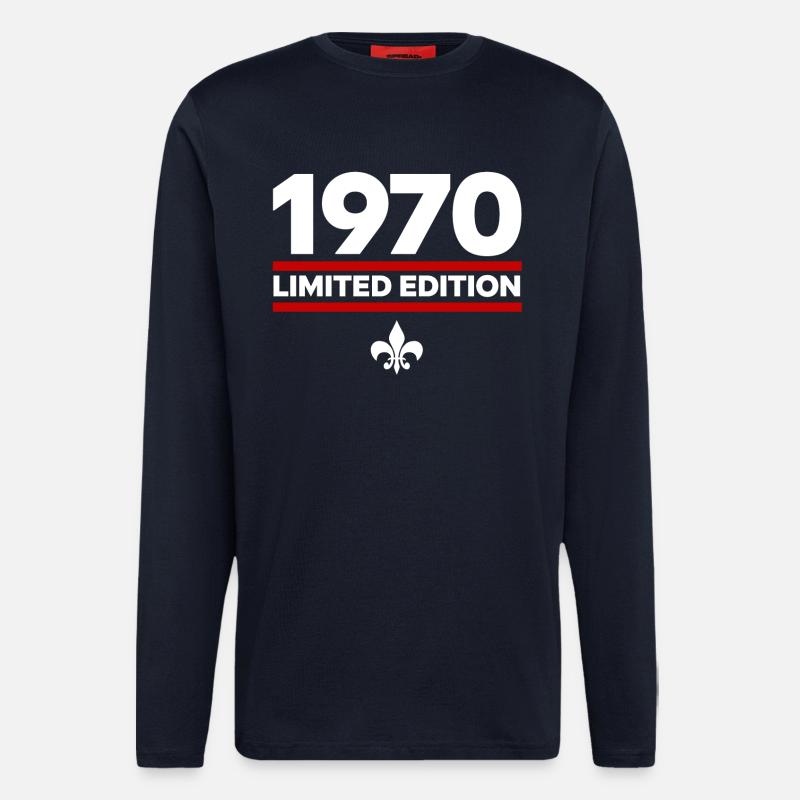 1970 Limited Edition - Langarmshirt - made by SPREAD  - DARK NAVY