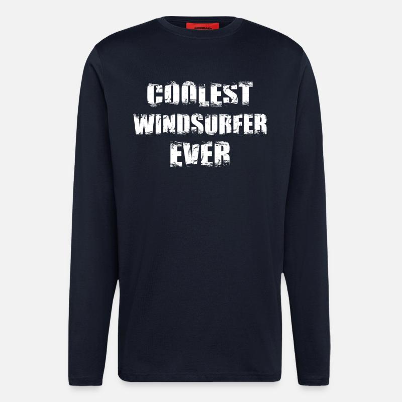 Coolest Windsurfer Ever - Longsleeve - made by SPREAD  - DARK NAVY