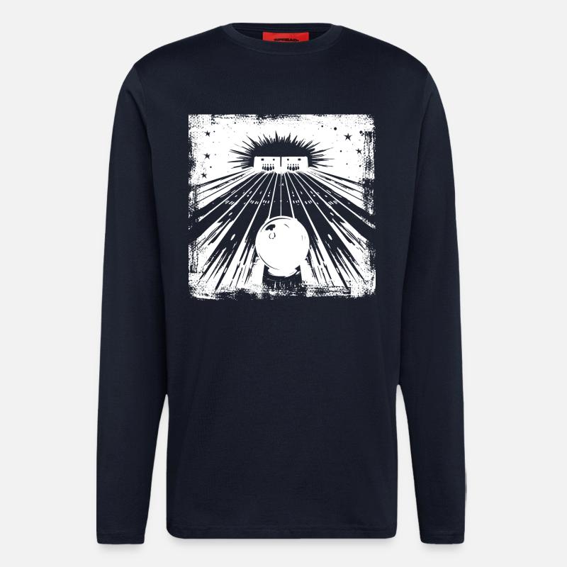 Bowling Center - Langarmshirt - made by SPREAD  - DARK NAVY