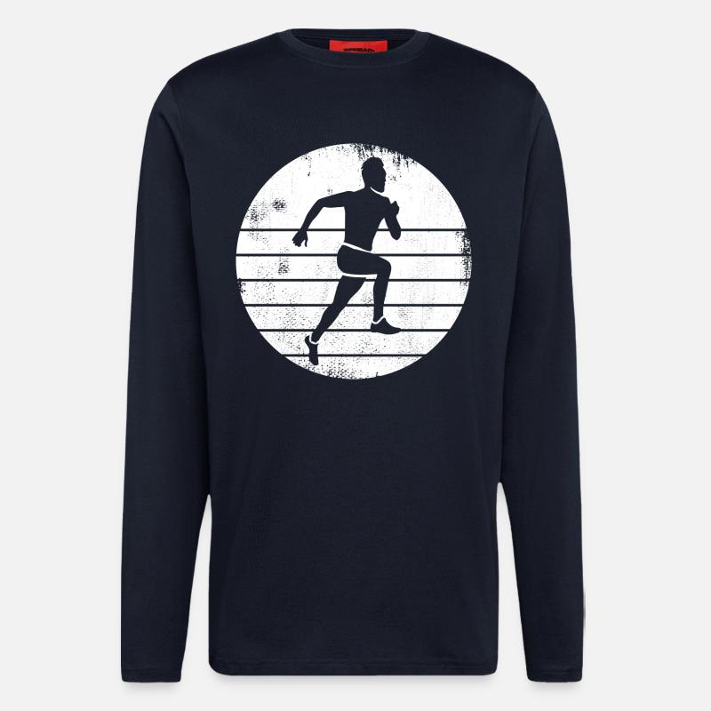 Läufer - Langarmshirt - made by SPREAD  - DARK NAVY