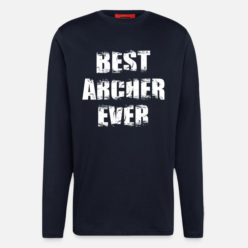 Bester Bogenschütze - Langarmshirt - made by SPREAD  - DARK NAVY
