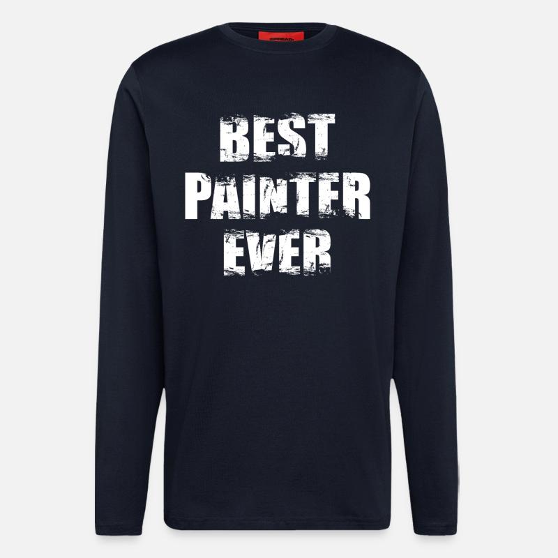 Bester Maler aller Zeiten - Langarmshirt - made by SPREAD  - DARK NAVY