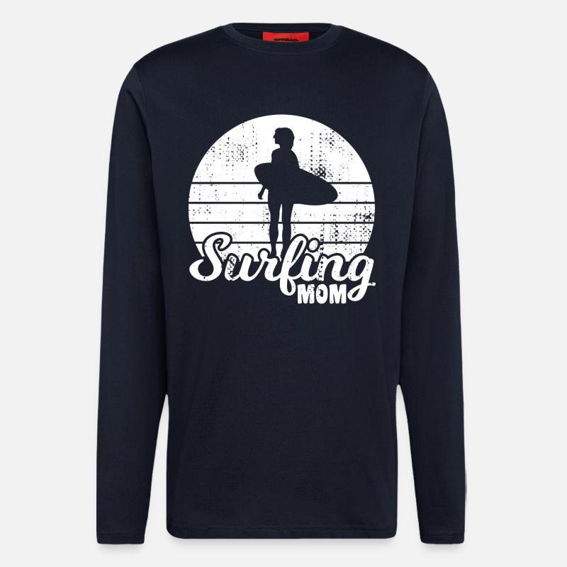 Surfer Mutter - Langarmshirt - made by SPREAD - DARK NAVY