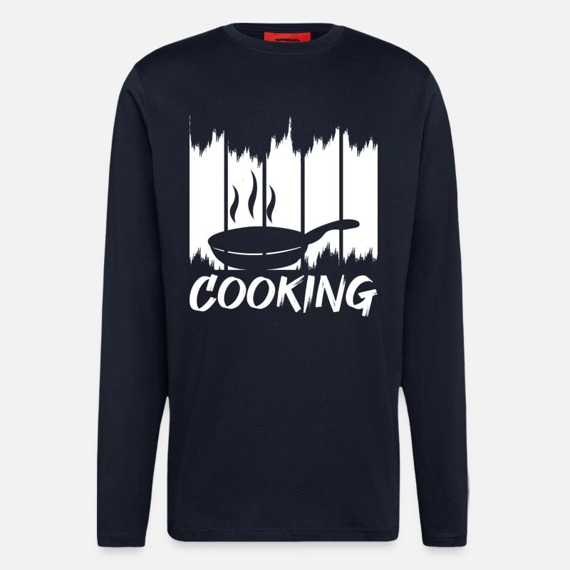 Lustiges Kochen - Langarmshirt - made by SPREAD  - DARK NAVY