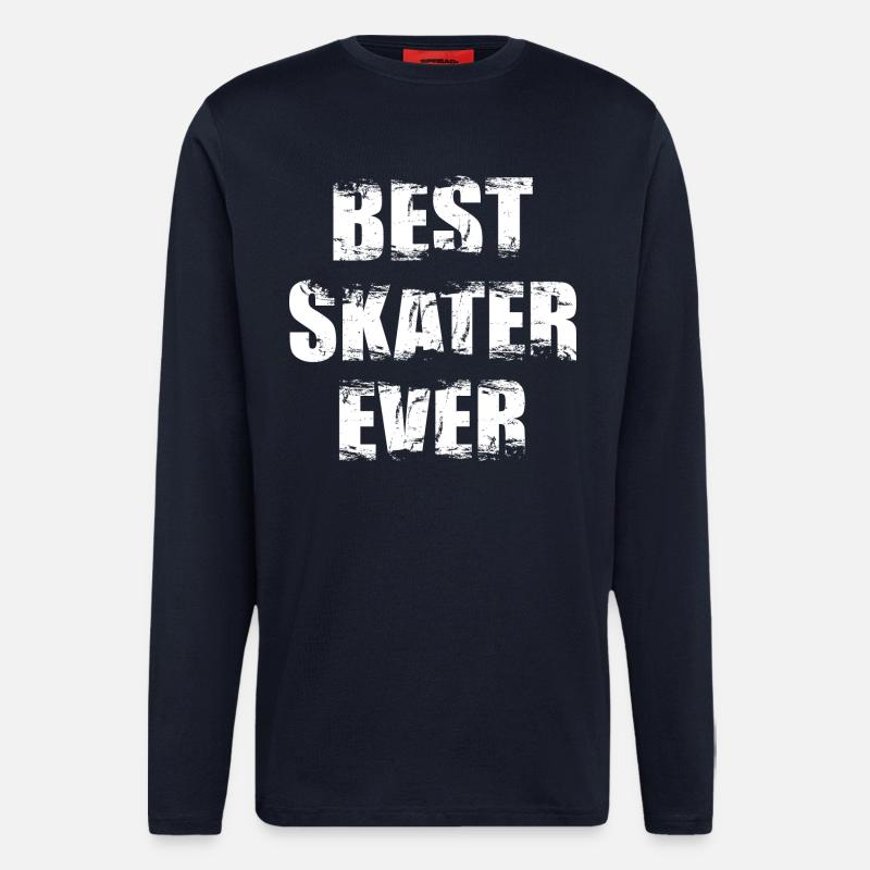 Best Skater Ever - Langarmshirt - made by SPREAD  - DARK NAVY