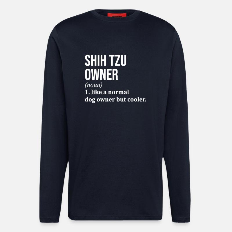 shih Tzu - Langarmshirt - made by SPREAD  - DARK NAVY