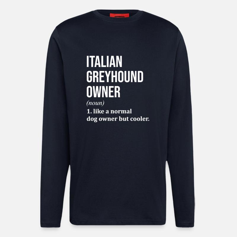 Windhund - Langarmshirt - made by SPREAD  - DARK NAVY