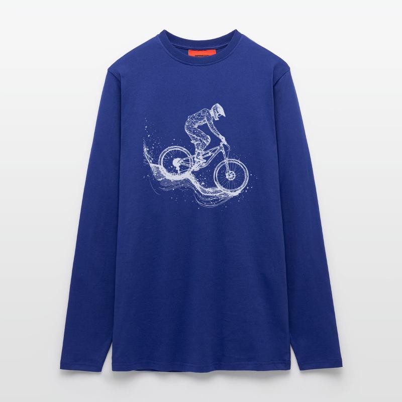 Dessin VTT Manches longues bio décontracté fabriqué en UE