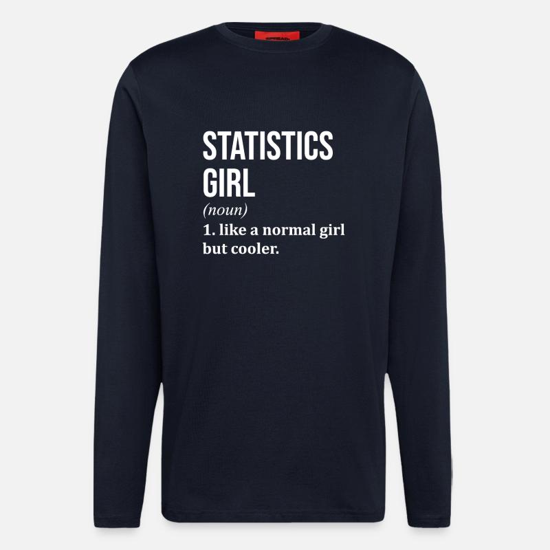 Statistics - Longsleeve - made by SPREAD  - DARK NAVY