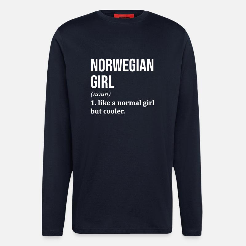 Norwegen - Langarmshirt - made by SPREAD  - DARK NAVY