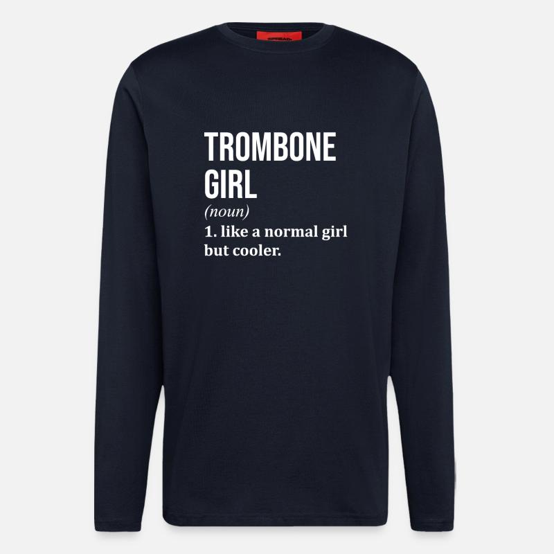 Posaune - Langarmshirt - made by SPREAD  - DARK NAVY