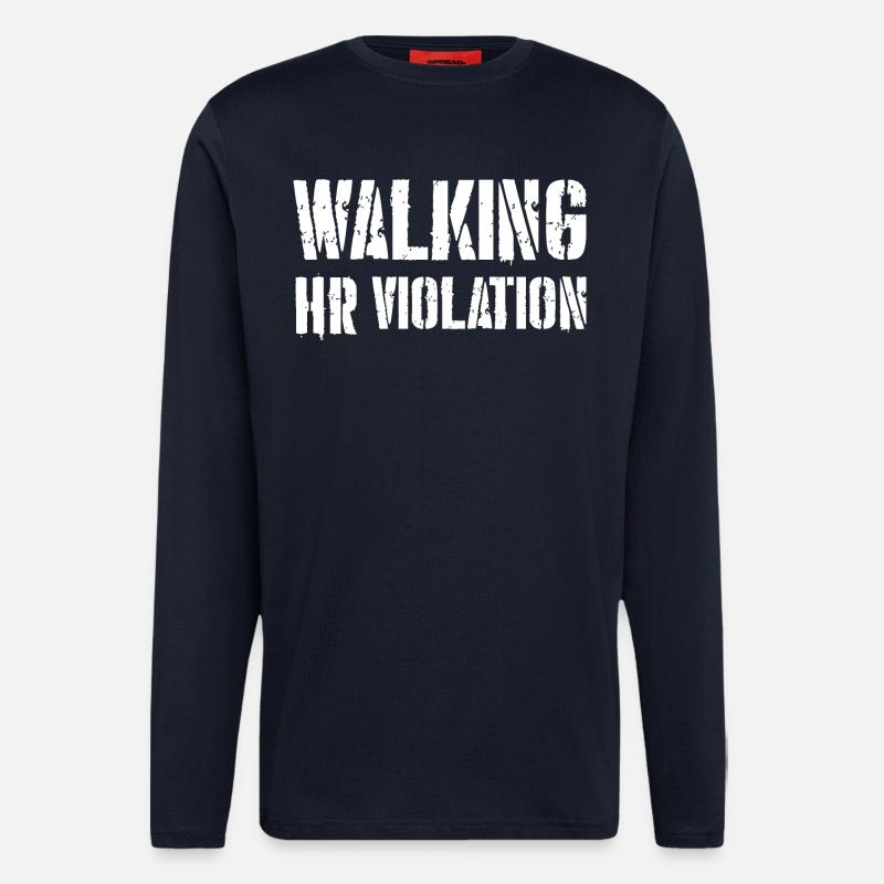 Walking HR Verstoß - Langarmshirt - made by SPREAD  - DARK NAVY