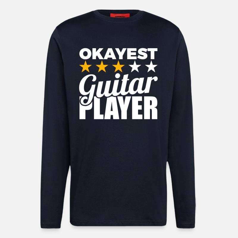 Durchschnittlicher Gitarrist - Langarmshirt - made by SPREAD  - DARK NAVY