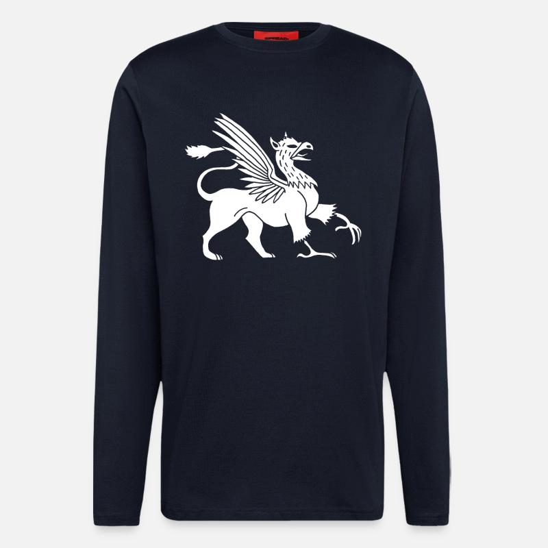 Weißer Greif - Langarmshirt - made by SPREAD  - DARK NAVY
