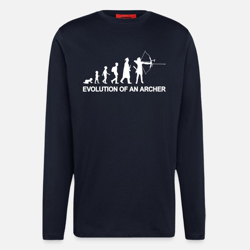 Kind zum Bogenschützen - Langarmshirt - made by SPREAD - DARK NAVY