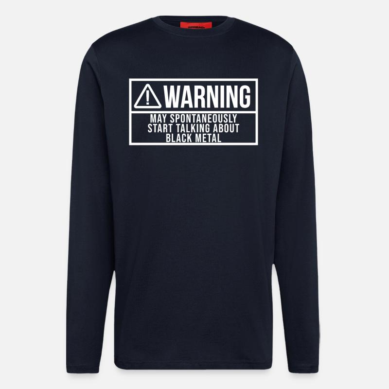 Black Metal - Langarmshirt - made by SPREAD  - DARK NAVY