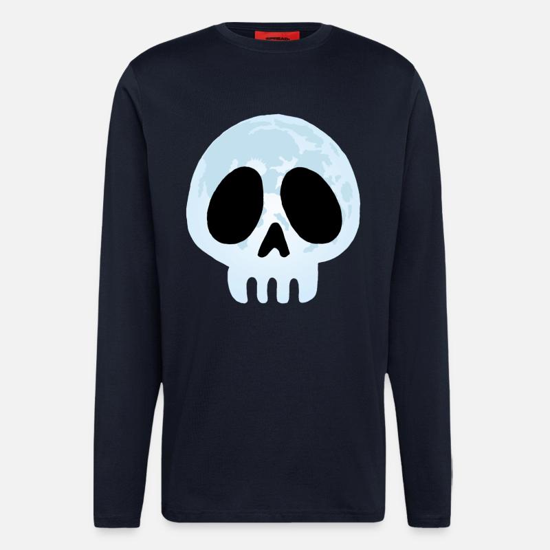 Schädel des Mondes - Langarmshirt - made by SPREAD  - DARK NAVY