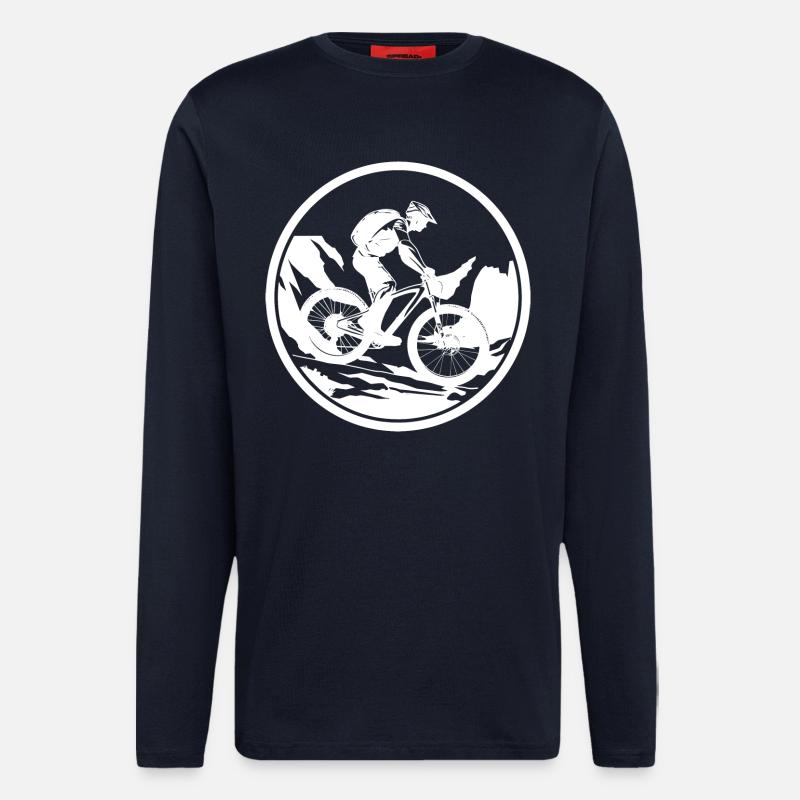 Radfahrer - Langarmshirt - made by SPREAD  - DARK NAVY