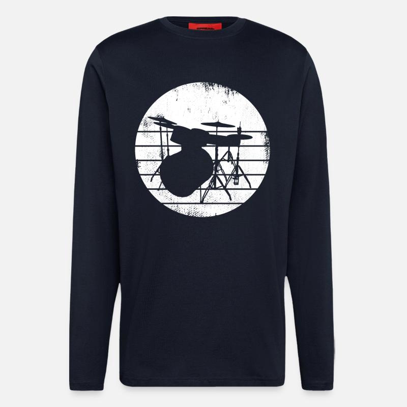 Percussion - Longsleeve - made by SPREAD  - DARK NAVY