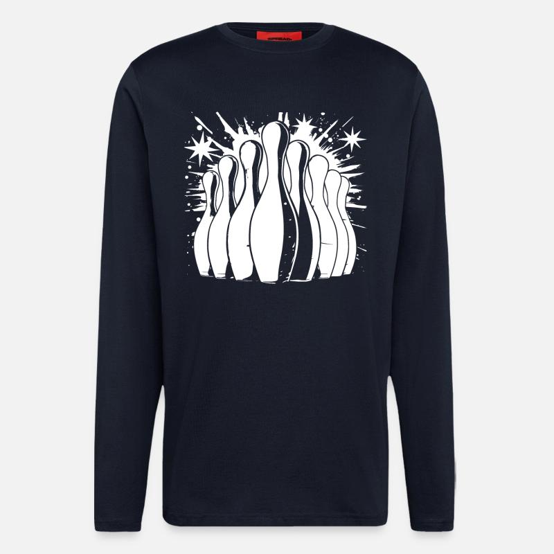 Bowling - Langarmshirt - made by SPREAD  - DARK NAVY