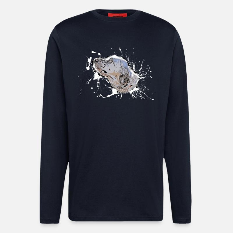 Hund - Langarmshirt - made by SPREAD  - DARK NAVY