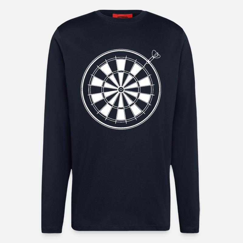 Dart Grafik - Langarmshirt - made by SPREAD  - DARK NAVY