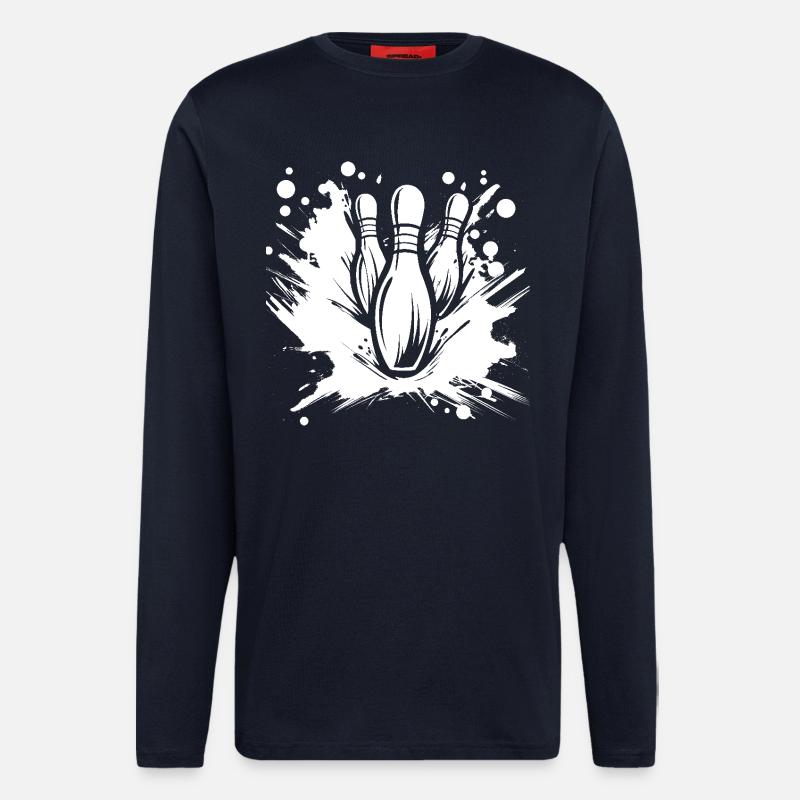 Bowling - Langarmshirt - made by SPREAD  - DARK NAVY
