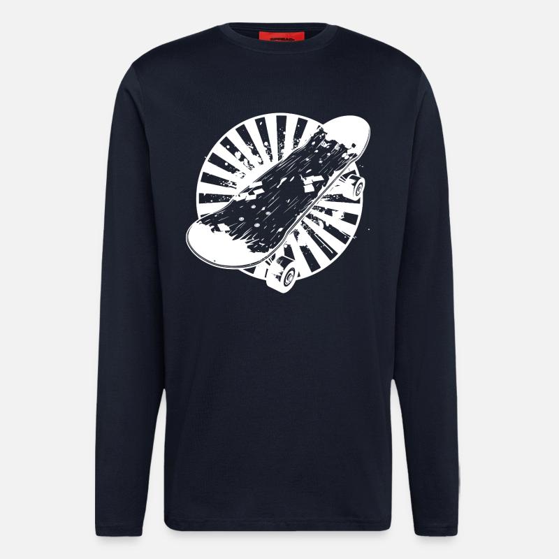 Skateboard Graphics - Longsleeve - made by SPREAD  - DARK NAVY