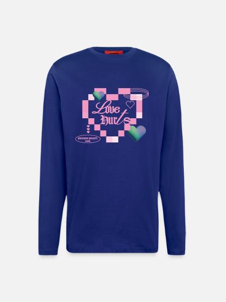 Love hurts - Longsleeve - made by SPREAD - DARK NAVY