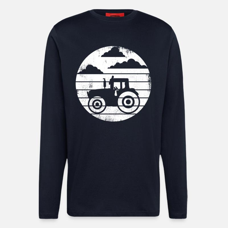 Traktor - Langarmshirt - made by SPREAD  - DARK NAVY