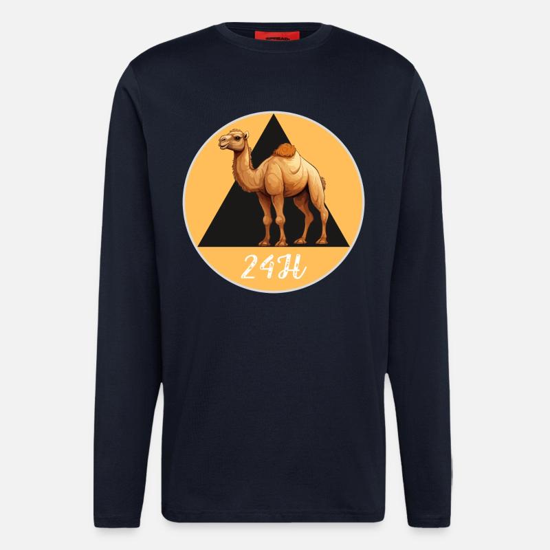 Kamel 24h - Langarmshirt - made by SPREAD  - DARK NAVY