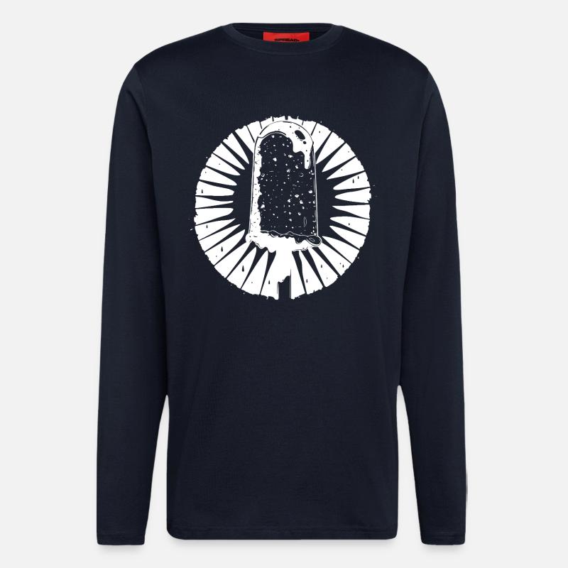 Eiscreme Skizze - Langarmshirt - made by SPREAD  - DARK NAVY