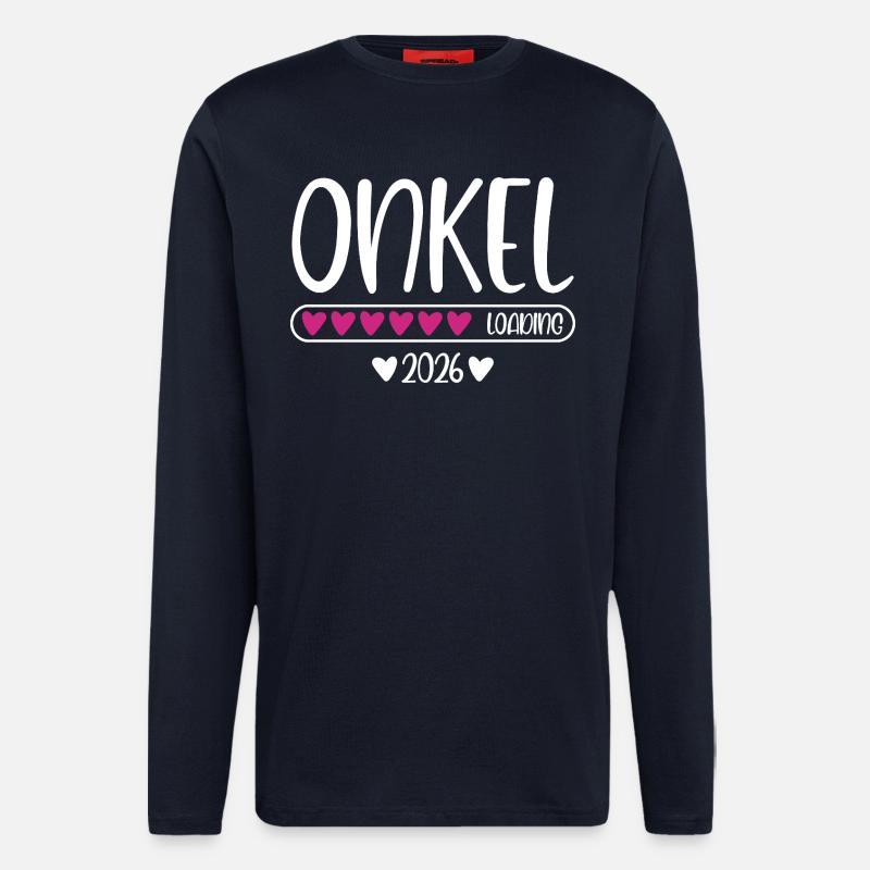 Onkel 2026 loading - Langarmshirt - made by SPREAD  - DARK NAVY