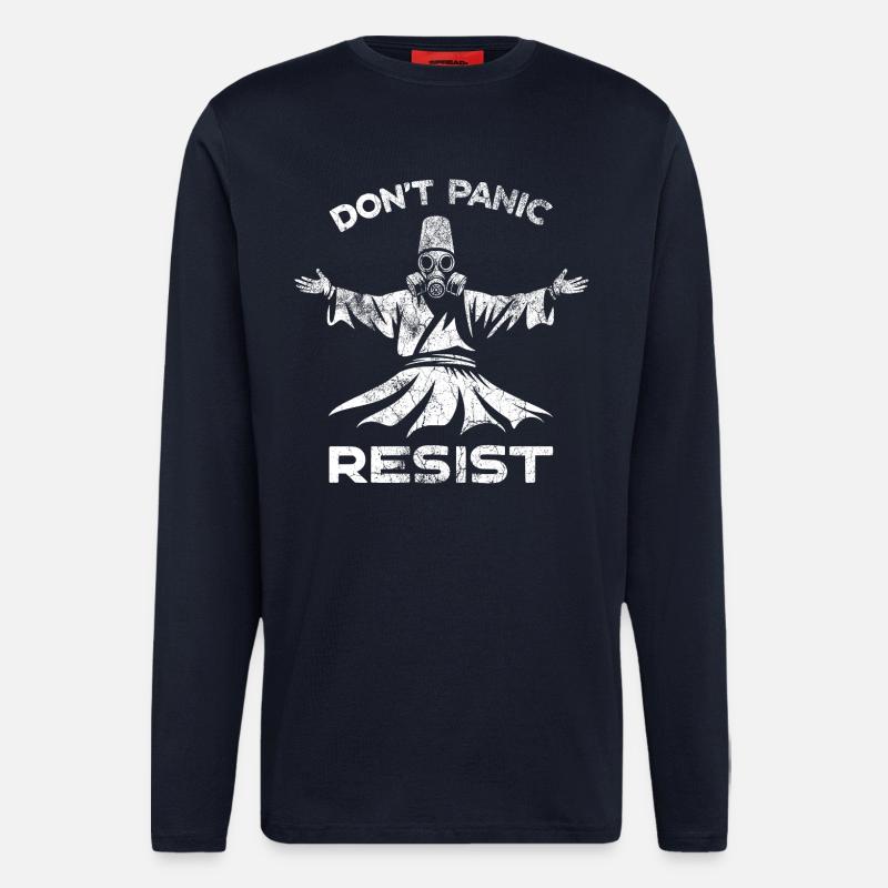 Widersteht - Langarmshirt - made by SPREAD  - DARK NAVY