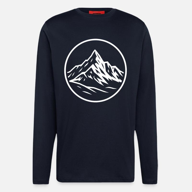 Großglockner - Langarmshirt - made by SPREAD  - DARK NAVY