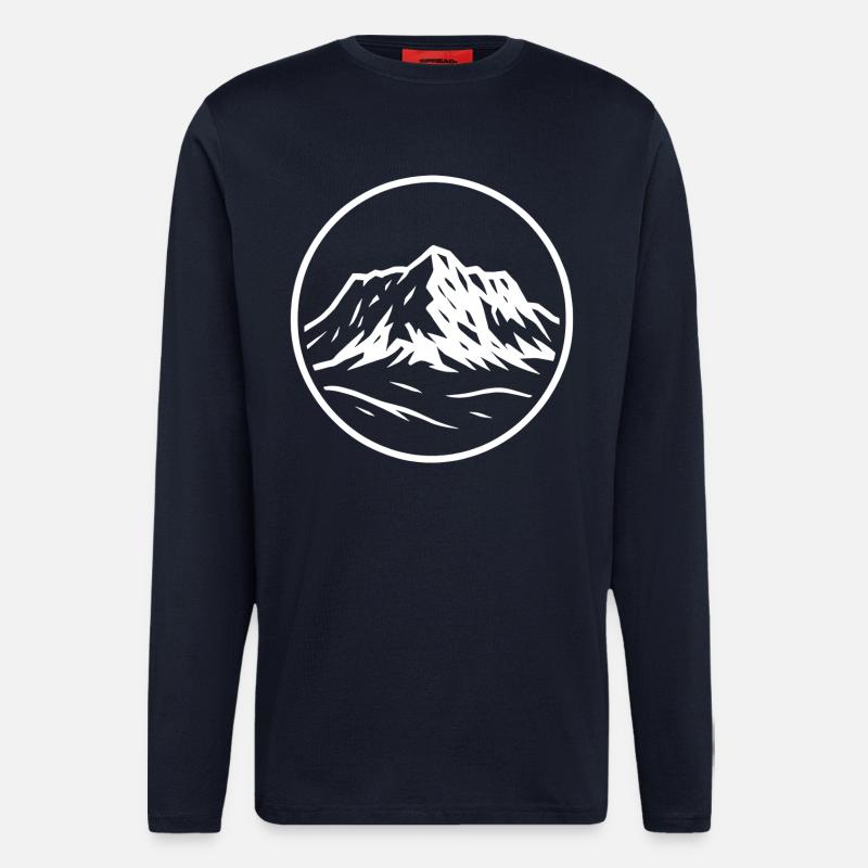 Zugspitze - Langarmshirt - made by SPREAD  - DARK NAVY