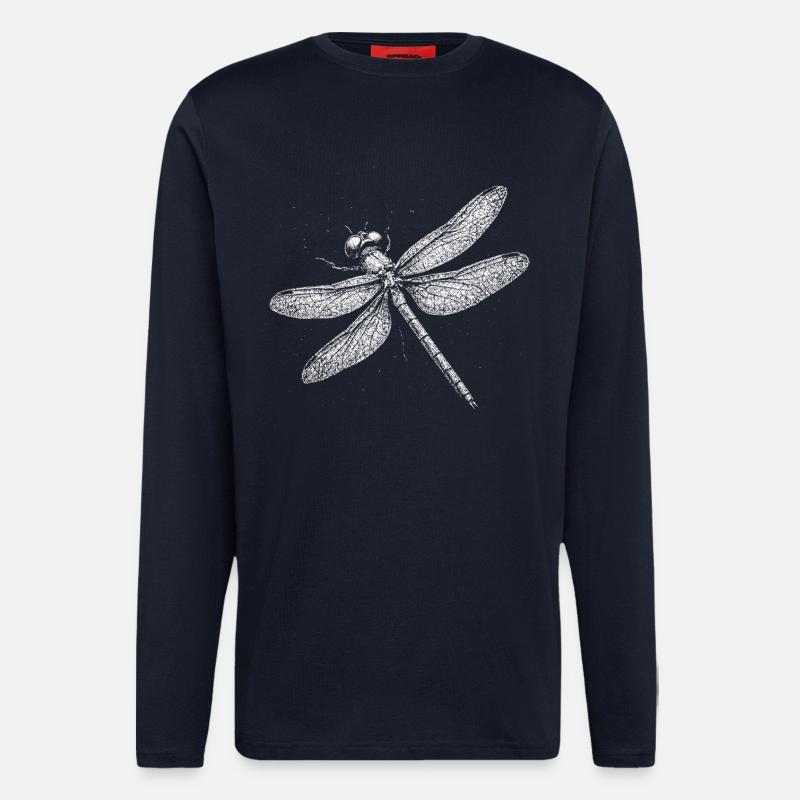 Dragonfly - Longsleeve - made by SPREAD  - DARK NAVY