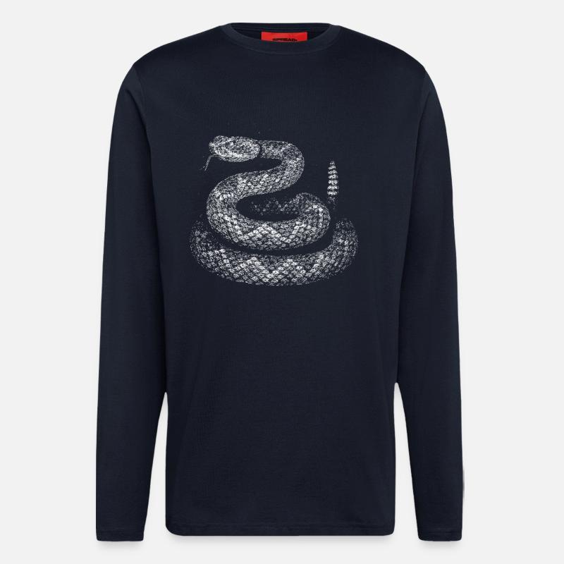 Snake - Longsleeve - made by SPREAD  - DARK NAVY