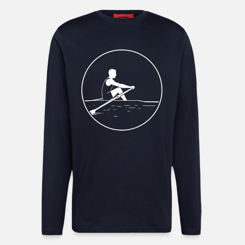 Kraft der Stille - Langarmshirt - made by SPREAD - DARK NAVY