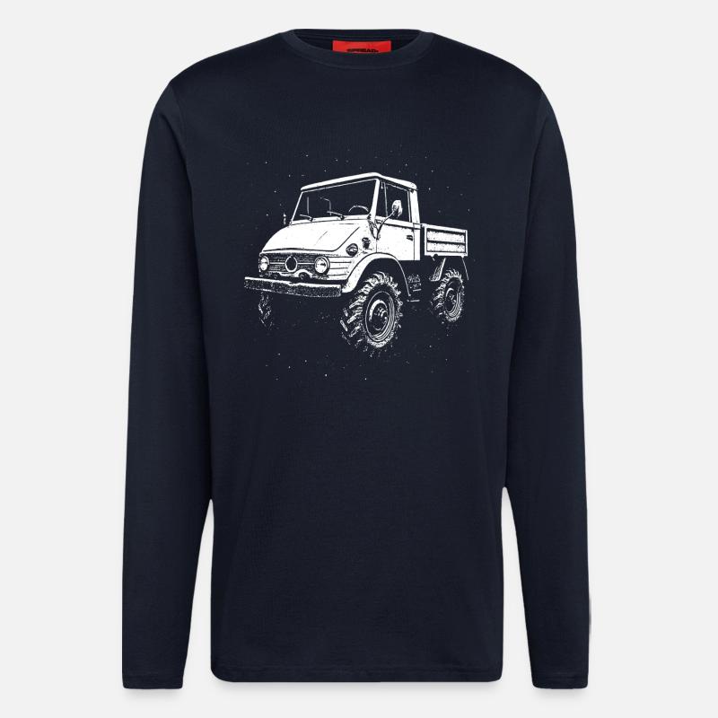 Kraftpaket mit Kultstatus - Langarmshirt - made by SPREAD  - DARK NAVY