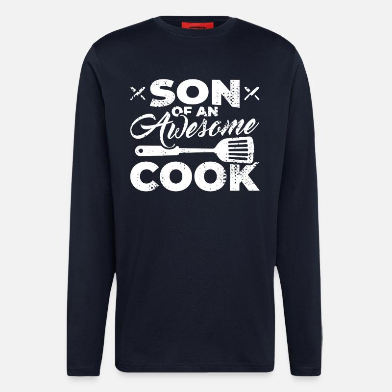Sohn eines tollen Kochs - Langarmshirt - made by SPREAD - DARK NAVY