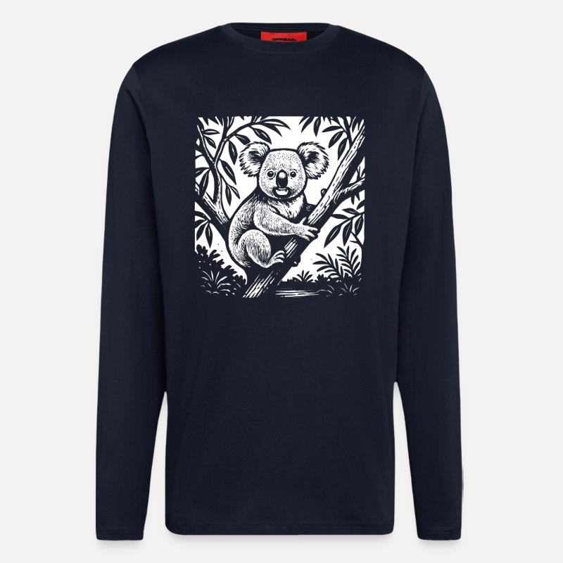 Tropen-Koala Klassik - Langarmshirt - made by SPREAD  - DARK NAVY