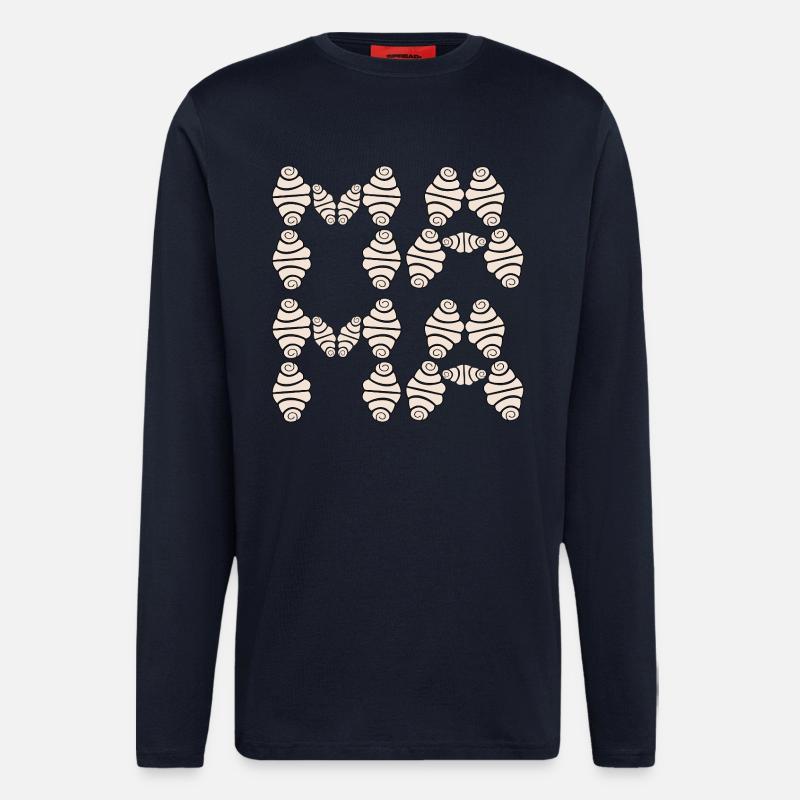 FRANZBRÖTCHEN HAMBURG MAMA - Langarmshirt - made by SPREAD  - DARK NAVY